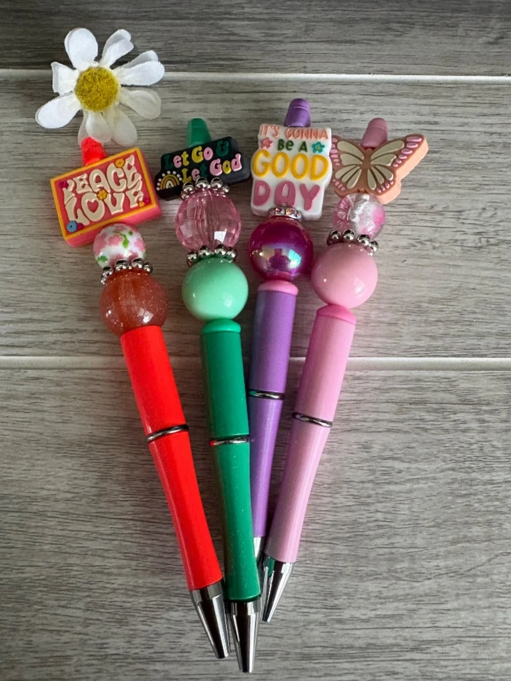 Handmade Inspirational Beaded Pens You Choose